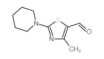 4-methyl-2-piperidin-1-yl-1,3-thiazole-5-carbaldehyde picture