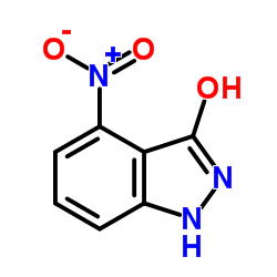 3-羟基-4-硝基(1h)吲唑结构式