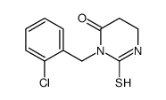 3-[(2-chlorophenyl)methyl]-2-sulfanylidene-1,3-diazinan-4-one结构式