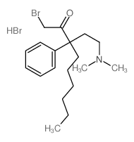 2-Nonanone,1-bromo-3-[2-(dimethylamino)ethyl]-3-phenyl-, hydrobromide (1:1) picture