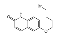 6-(4-bromobutoxy)-1H-quinolin-2-one Structure