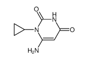 6-amino-1-cyclopropylpyrimidine-2,4(1H,3H)-dione Structure