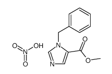 3-benzyl-3H-imidazole-4-carboxylic acid methyl ester; nitrate Structure