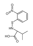 (2S)-3-methyl-2-[(2-nitrophenyl)sulfanylamino]butanoic acid结构式