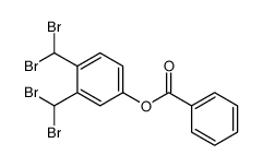 benzoate of α,α,α',α'-tetrabromo-3,4-xylenol Structure