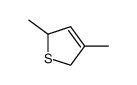 2,4-dimethyl-2,5-dihydrothiophene结构式