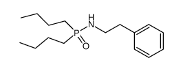 N-(2-phenylethyl)-P,P-di-n-butylphosphinamide Structure