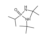 N,N'-di-t-butyl-P-isopropylphosphonic diamide结构式