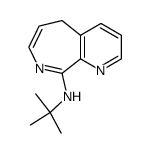 9-t-butylamino-5H-pyrido[2,3-c]azepine结构式