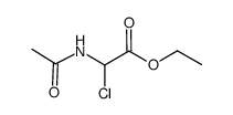 ethyl 2-acetamido-2-chloroacetate结构式