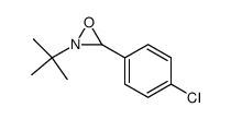 2-tert-butyl-3-(p-chlorophenyl)oxaziridine Structure