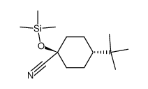 4-tert-Butyl-1-trimethylsilanyloxy-cyclohexanecarbonitrile结构式