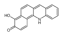 4-hydroxy-12H-benzo[c]acridin-3-one结构式