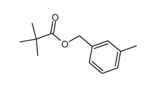 3-Methylbenzyl pivalate结构式