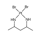 4-azanidylpentan-2-ylazanide,dibromoplatinum(2+)结构式
