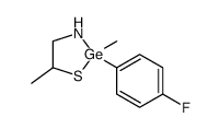 2-(4-fluorophenyl)-2,5-dimethyl-1,3,2-thiazagermolidine Structure