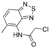 2-CHLORO-N-(5-METHYL-BENZO[1,2,5]THIADIAZOL-4-YL)-ACETAMIDE结构式