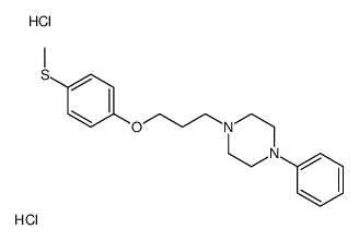 1-[3-(4-methylsulfanylphenoxy)propyl]-4-phenylpiperazine,dihydrochloride结构式