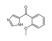1H-imidazol-5-yl-(2-methoxyphenyl)methanone结构式