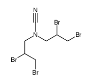 bis(2,3-dibromopropyl)cyanamide Structure