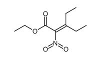 3-ethyl-2-nitro-pent-2-enoic acid ethyl ester Structure