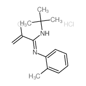 2-chloro-N-(2-methylphenyl)-N-tert-butyl-prop-2-enimidamide结构式