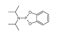 N,N-di(propan-2-yl)-1,3,2-benzodioxaphosphol-2-amine结构式
