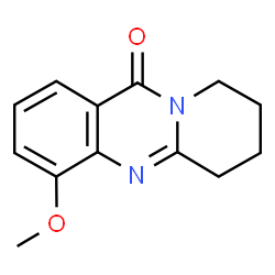 11H-Pyrido[2,1-b]quinazolin-11-one,6,7,8,9-tetrahydro-4-methoxy- Structure