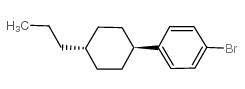1-Bromo-4-(trans-4-propylcyclohexyl)benzene structure