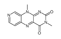 3,10-dimethylpyrido[4,3-g]pteridine-2,4-dione结构式