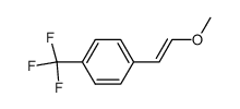 1-(2-methoxy-vinyl)-4-trifluoromethylbenzene结构式