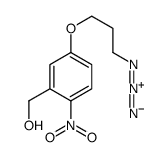 [5-(3-azidopropoxy)-2-nitrophenyl]methanol结构式