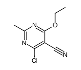 4-ethoxy-6-chloro-2-methyl-pyrimidine-5-carbonitrile picture