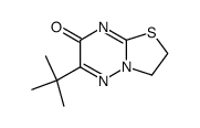 2,3-Dihydro-6-(tert-butyl)-7H-thiazolo<3,2-b><1,2,4>triazin-7-on Structure