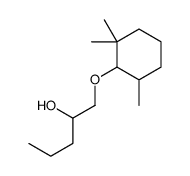 1-[(2,2,6-trimethylcyclohexyl)oxy]pentan-2-ol structure