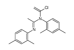 N-(1-chloroethenyl)-N,N'-bis(2,4-dimethylphenyl)ethanimidamide结构式