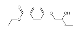 ethyl p-<(2R)-2-hydroxybutoxy>benzoate结构式
