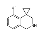 5'-BROMO-2',3'-DIHYDRO-1'H-SPIRO[CYCLOPROPANE-1,4'-ISOQUINOLINE] Structure