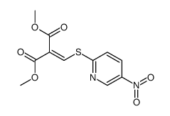 dimethyl 2-[(5-nitropyridin-2-yl)sulfanylmethylidene]propanedioate结构式