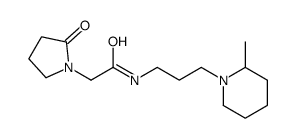 N-[3-(2-methylpiperidin-1-yl)propyl]-2-(2-oxopyrrolidin-1-yl)acetamide Structure