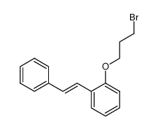 2-(3-bromopropoxy)-trans-stilbene Structure