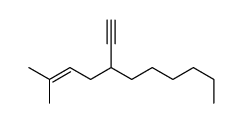 5-ethynyl-2-methylundec-2-ene Structure