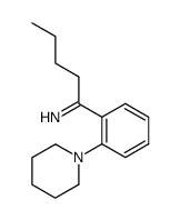 1-(2-Piperidin-1-yl-phenyl)-pentylideneamine Structure