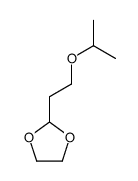 2-(2-propan-2-yloxyethyl)-1,3-dioxolane结构式