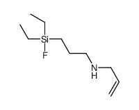 3-[diethyl(fluoro)silyl]-N-prop-2-enylpropan-1-amine结构式
