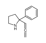 2-phenyl-2-propa-1,2-dienylpyrrolidine Structure