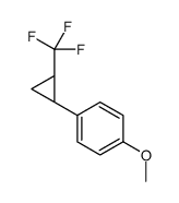 1-Methoxy-4-[(1S,2S)-2-(trifluoromethyl)cyclopropyl]benzene结构式