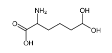 Norleucine,6,6-dihydroxy- Structure