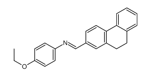 1-(9,10-dihydrophenanthren-2-yl)-N-(4-ethoxyphenyl)methanimine结构式