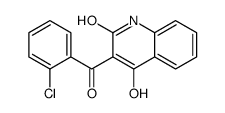 3-(2-chlorobenzoyl)-4-hydroxy-1H-quinolin-2-one结构式